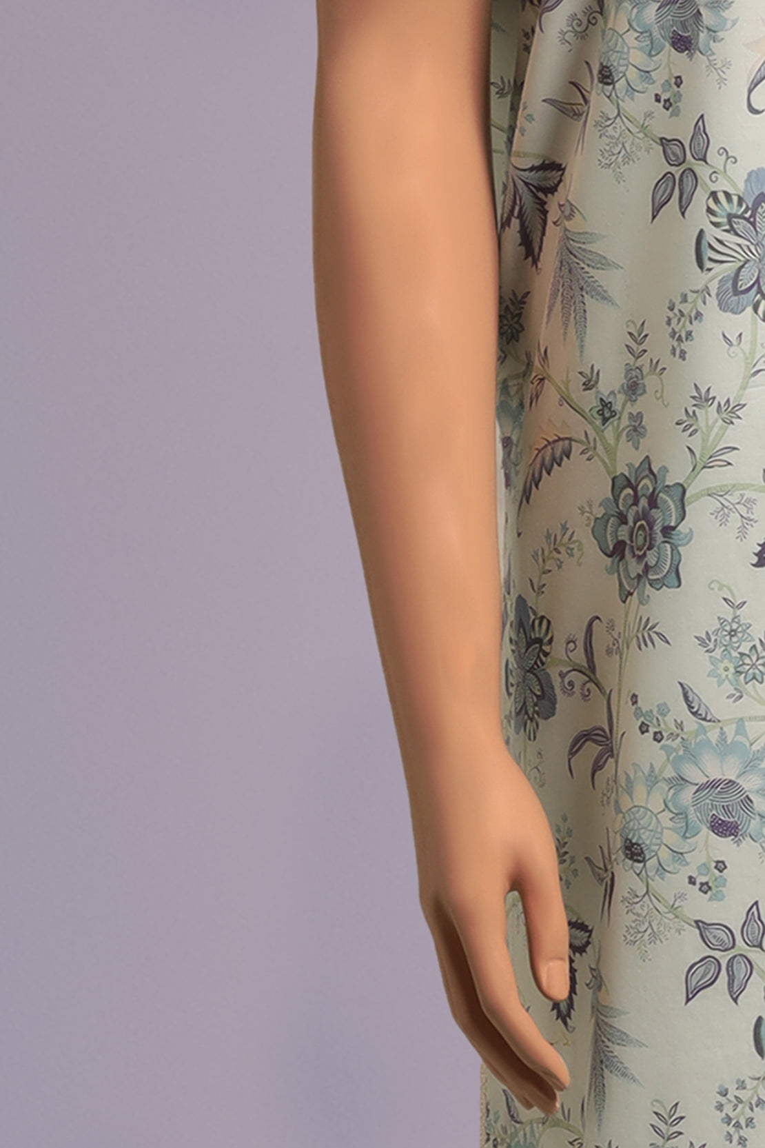 Unstitched Cotton Filament Embroidered 2 Piece (Shirt/Trouser)