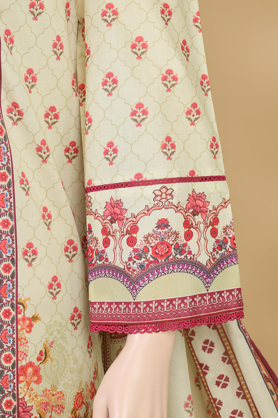 Unstitched Printed Lawn Shirt