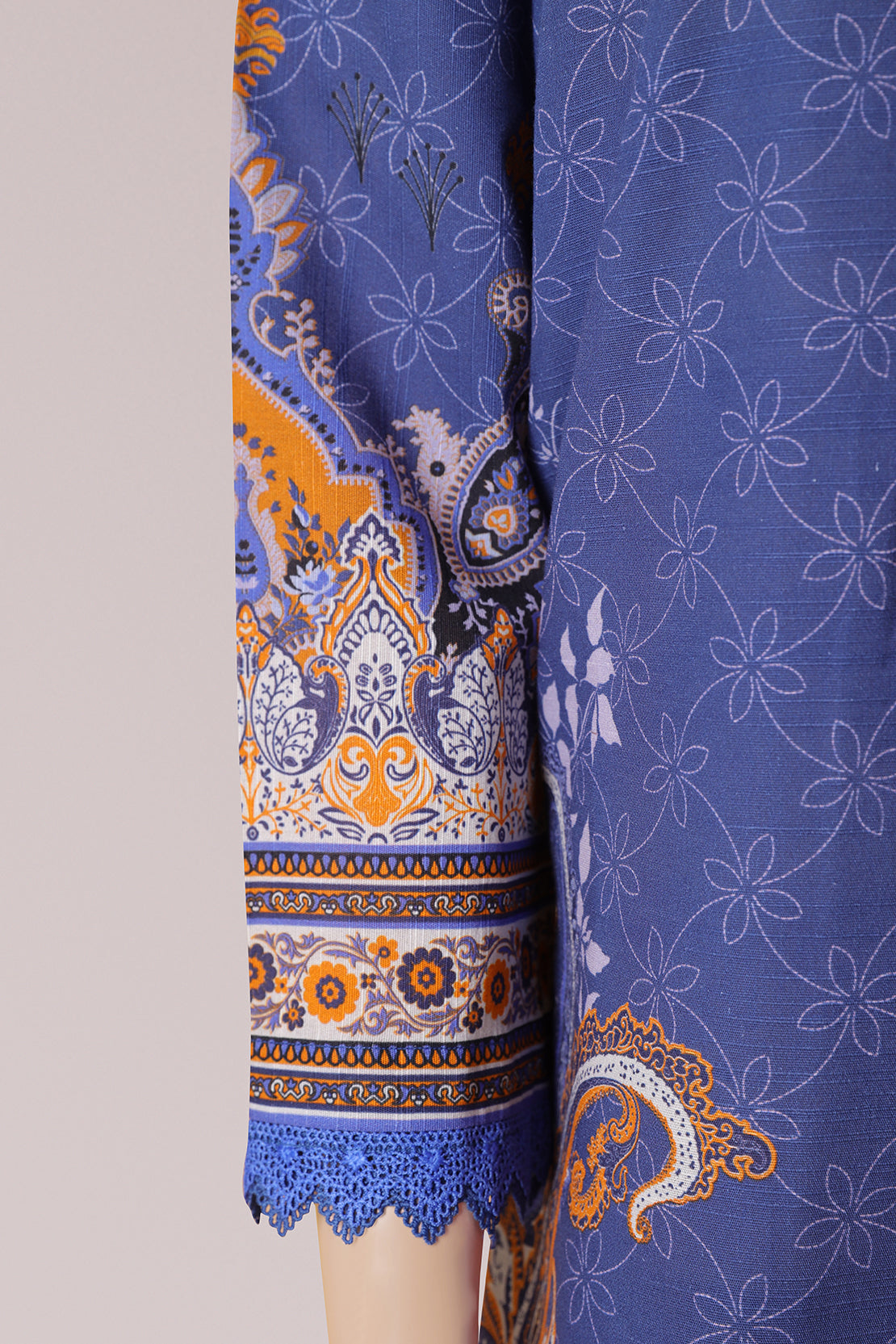 Unstitched Printed Lawn Shirt