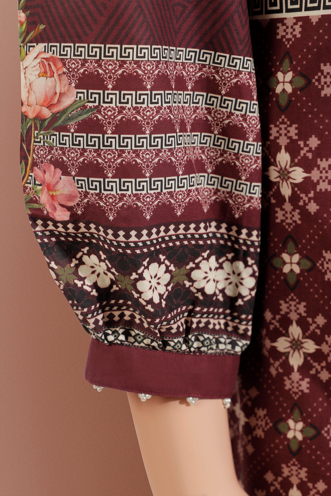 Unstitched Printed Lawn Shirt