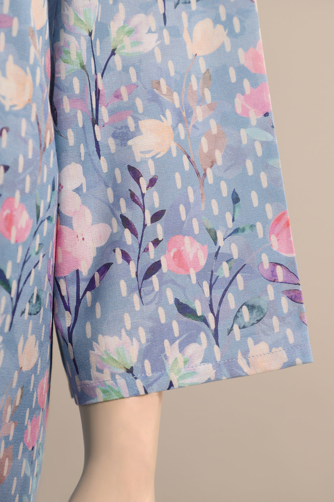 Unstitched Printed Khaddar 2 Piece (Shirt/Trouser)