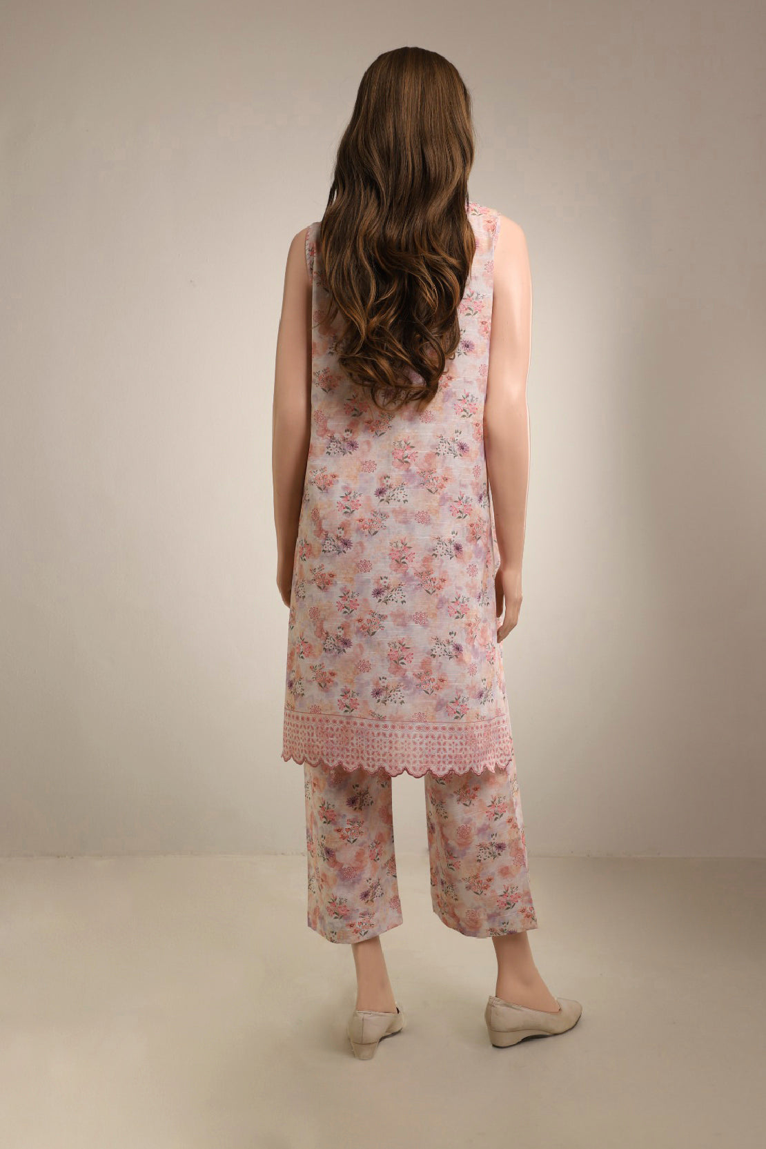 Unstitched Printed Khaddar 2 Piece (Shirt/Trouser)