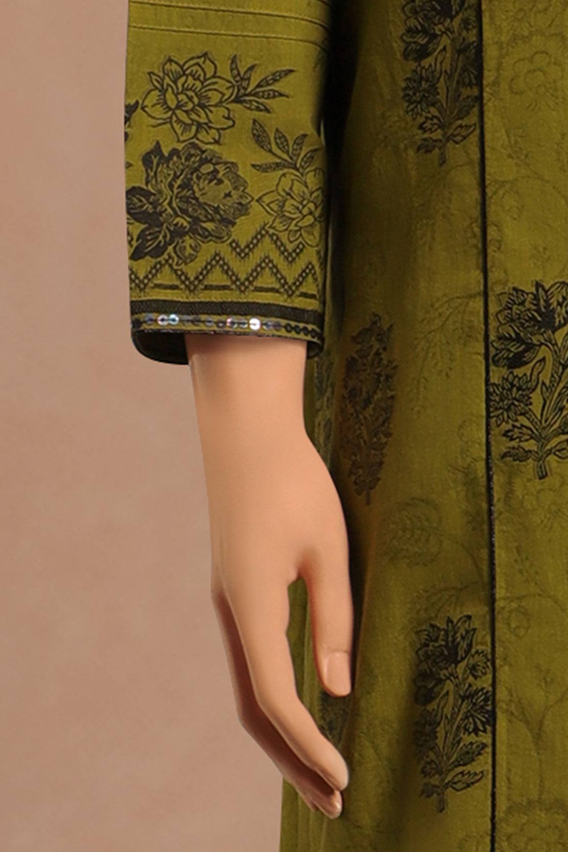 Unstitched Jacquard Cotton 3 Piece