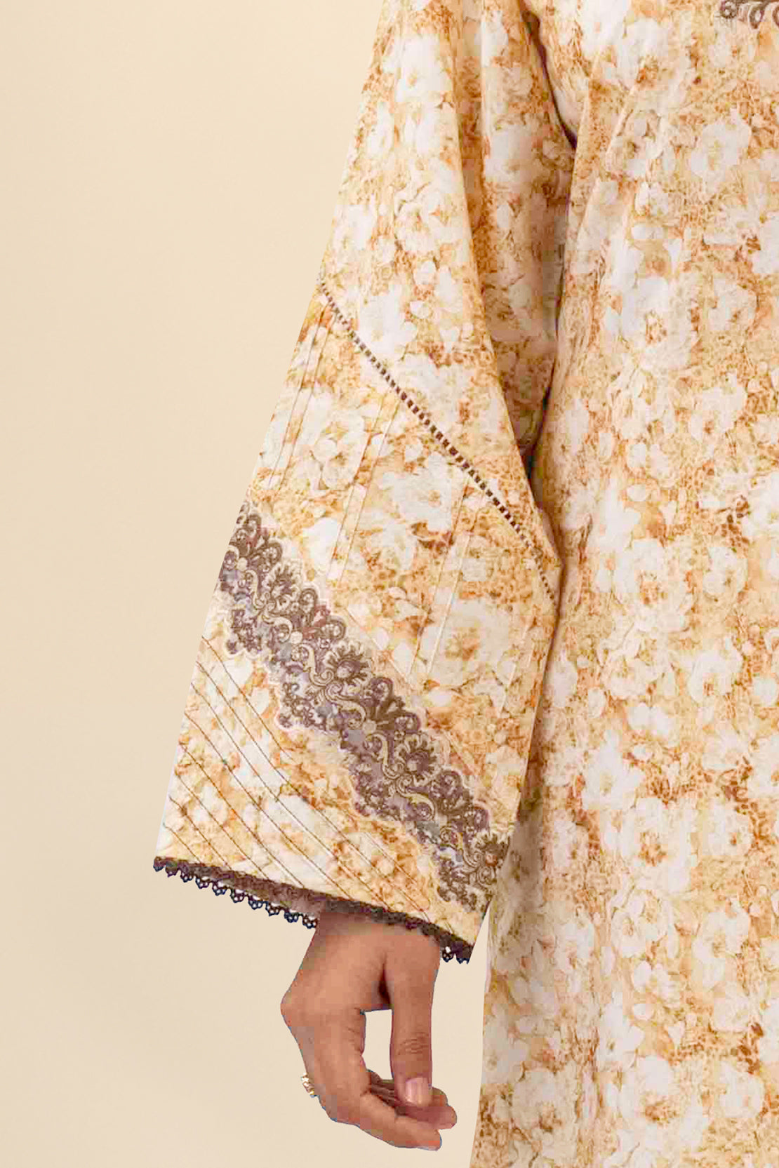Unstitched Embroidered Lawn Shirt