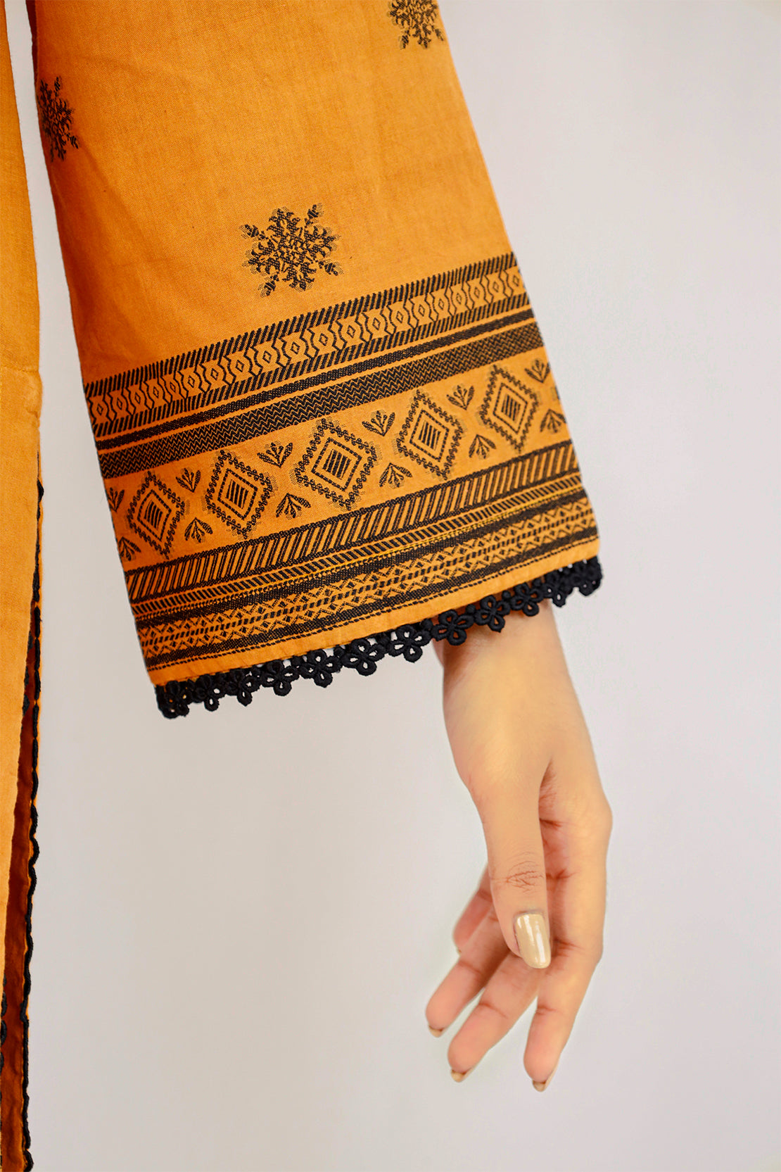 Unstitched Jacquard Cotton 3 Piece