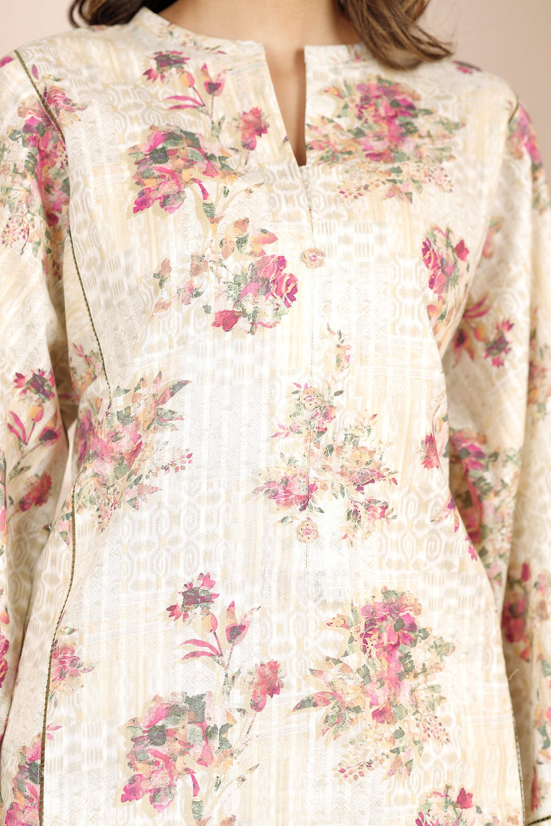 Unstitched Printed Lawn 3 Piece