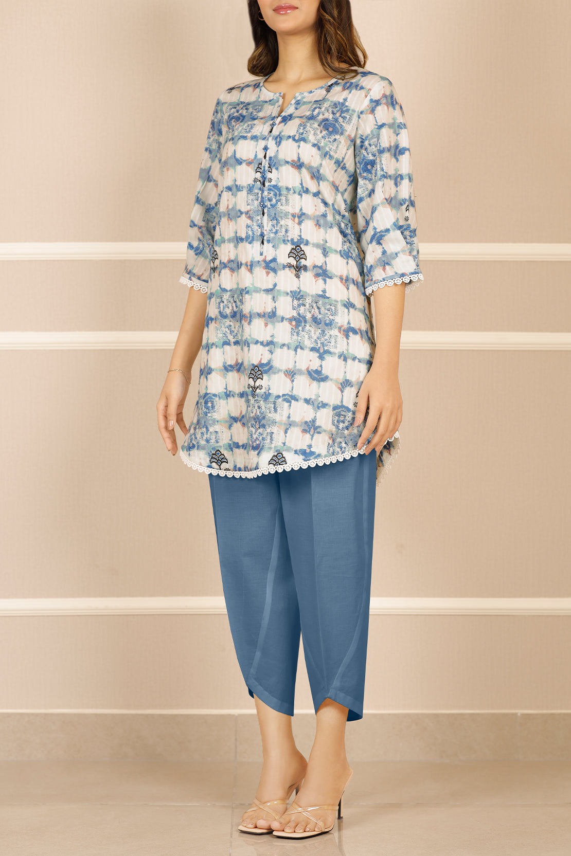 Unstitched Printed Lawn 3 Piece