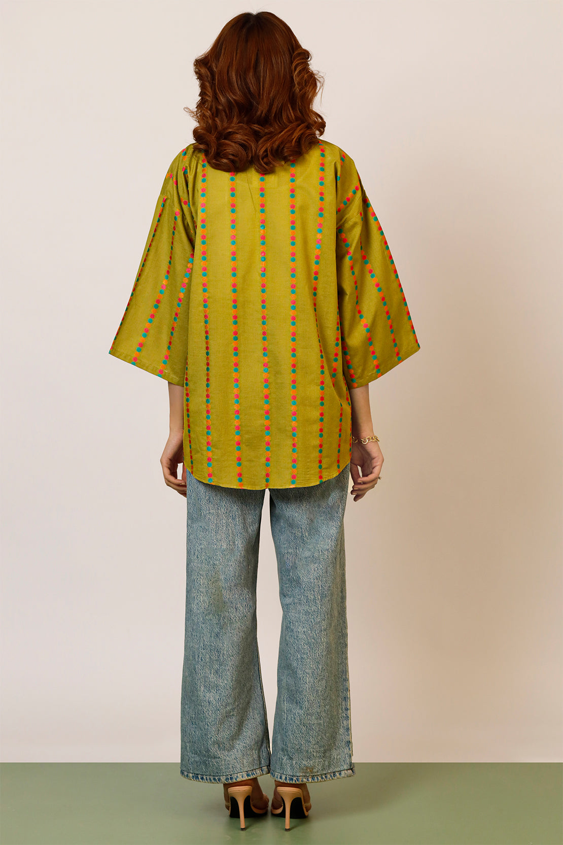 Cotton Jacquard Stitched 2 Piece (Shirt/Trouser)