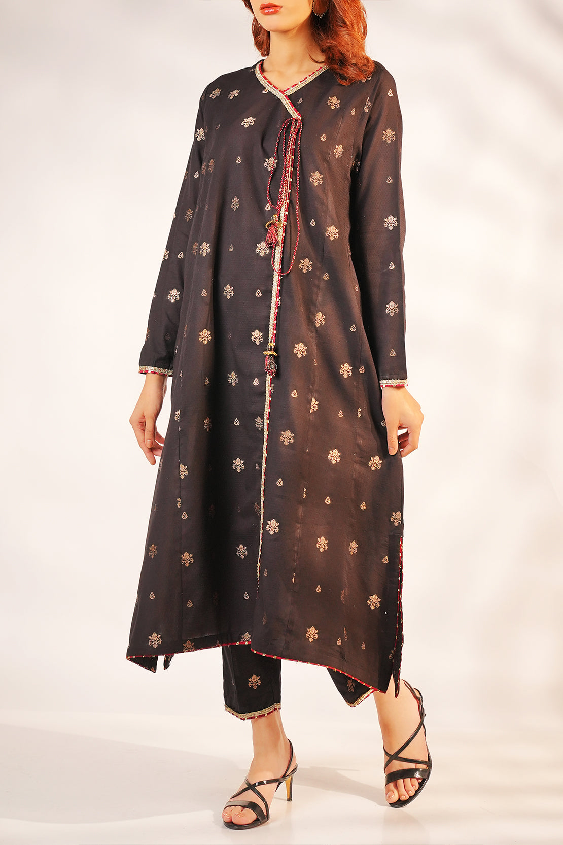 Cotton Jacquard Stitched 2 Piece (Shirt/Trouser)