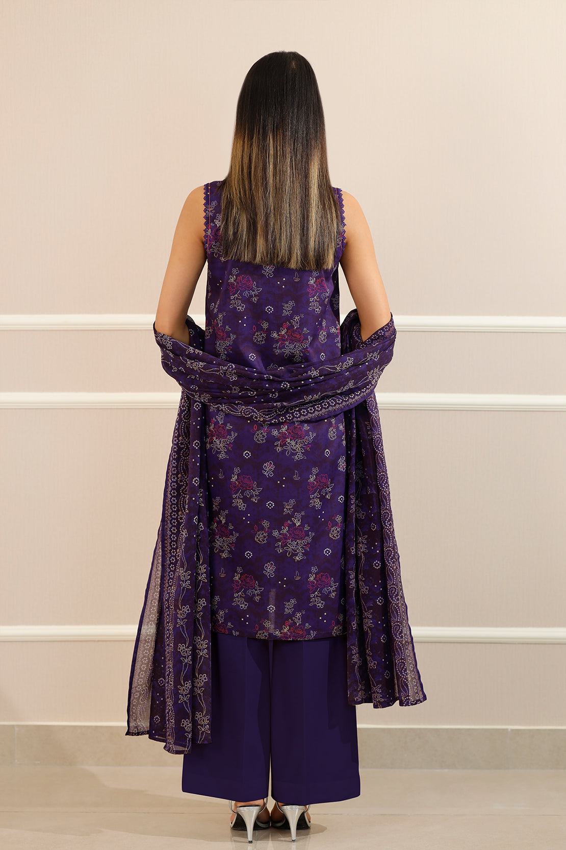 Unstitched Printed Lawn 3 Piece