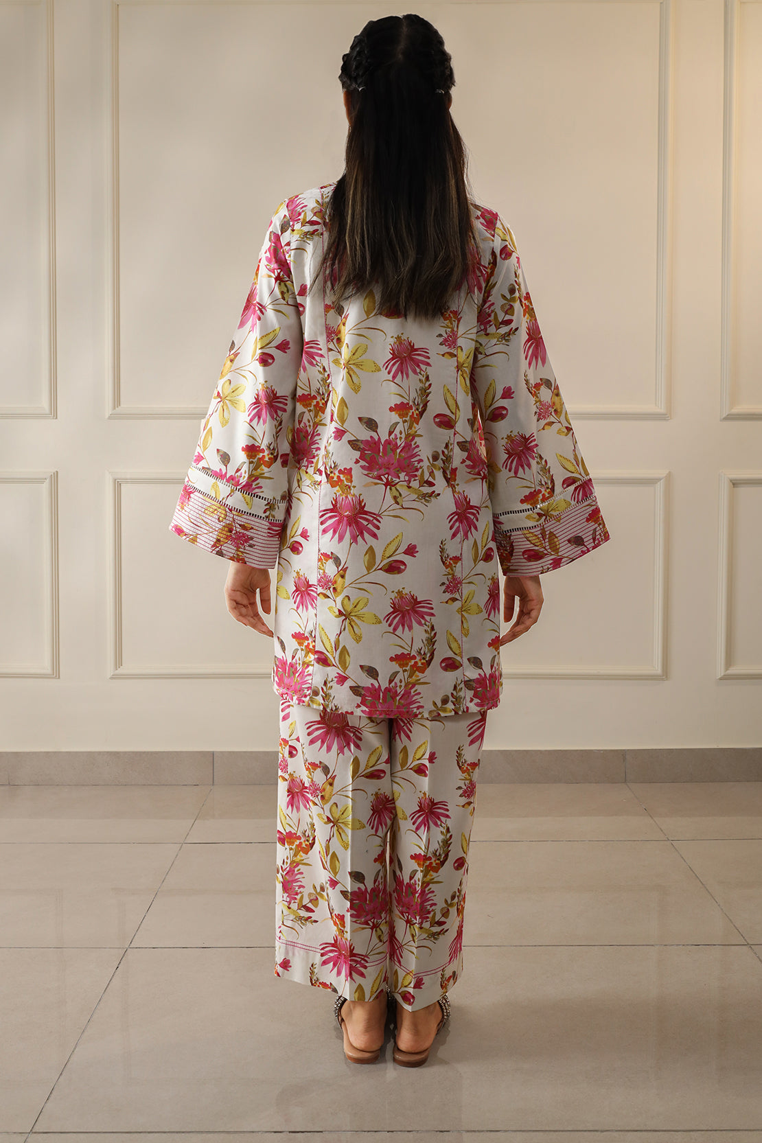 Unstitched Printed Lawn Shirt/Trouser