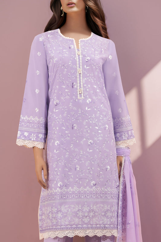 Unstitched Embroidered Cambric 2 Piece (Shirt/Trouser)