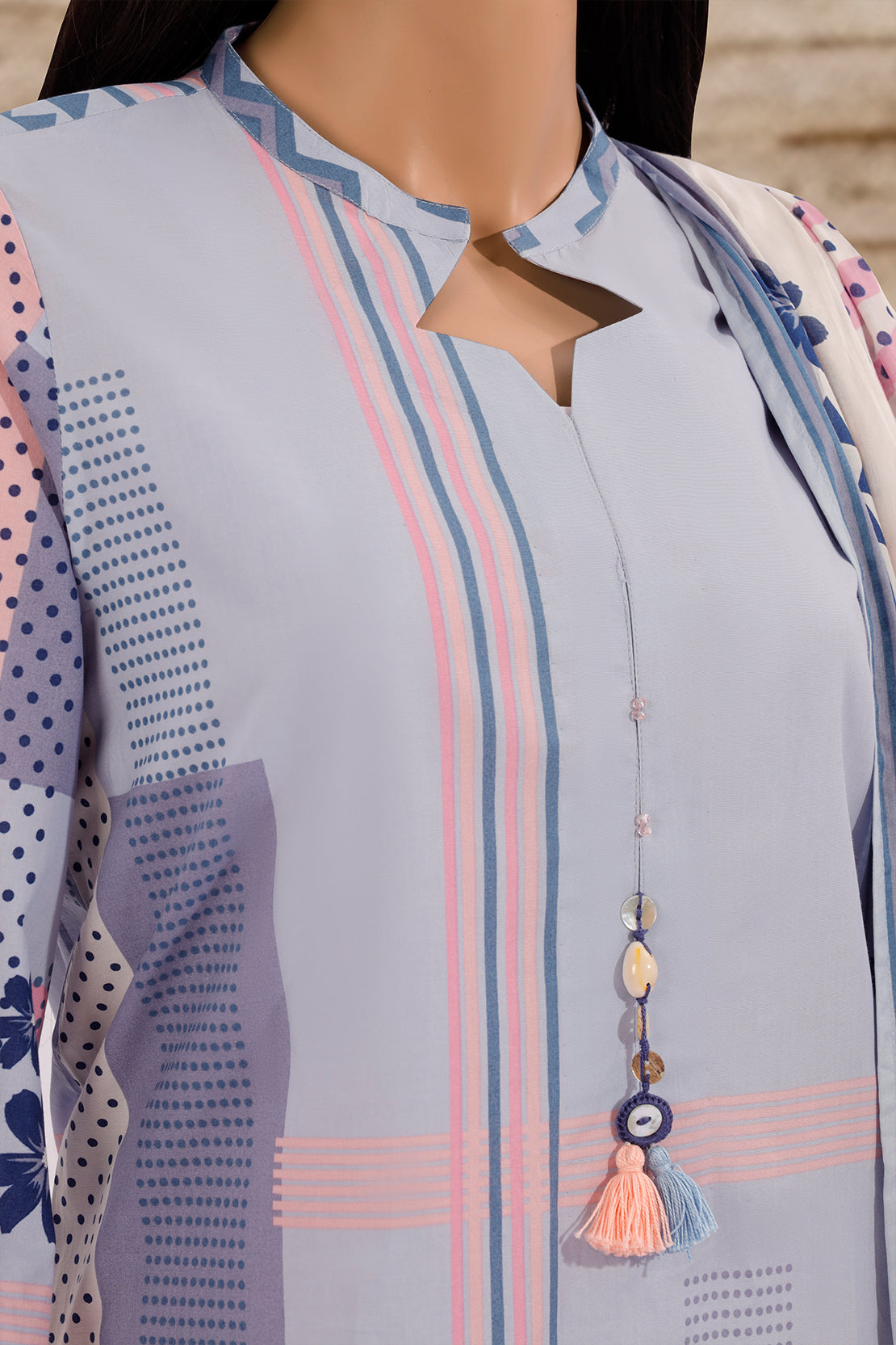 Unstitched Printed Lawn Shirt