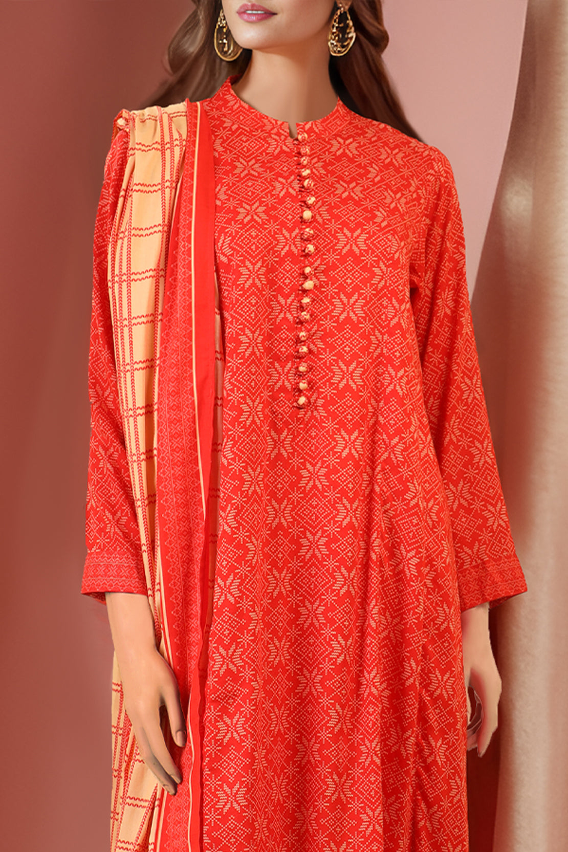 Unstitched Printed Viscose 2 Piece (Shirt/Trouser)