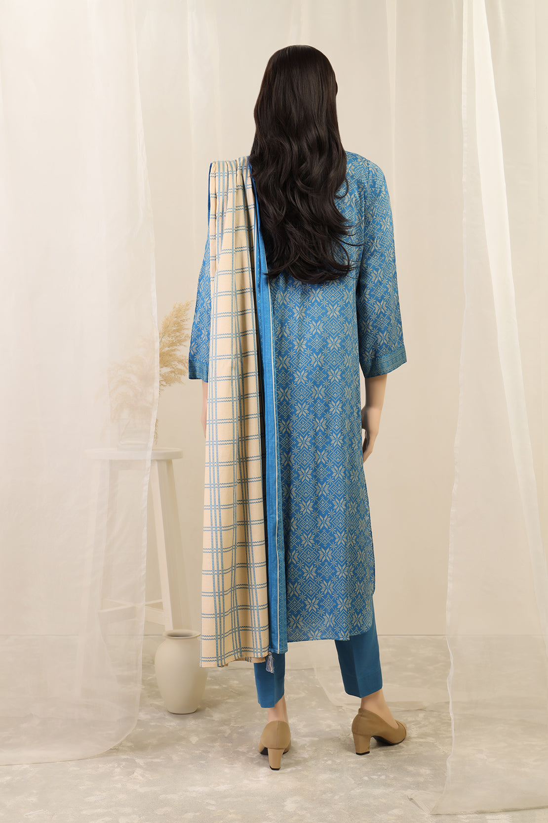 Unstitched Printed Viscose Shirt