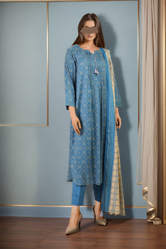 Unstitched Printed Viscose 2 Piece (Shirt/Trouser)