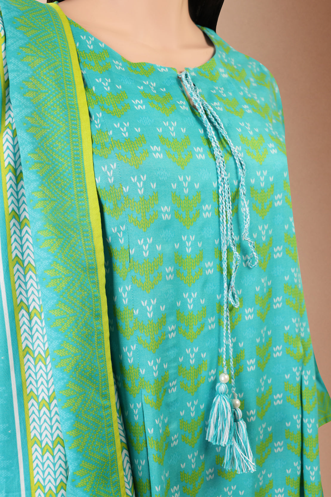 Unstitched Printed Viscose 2 Piece (Shirt/Dupatta)