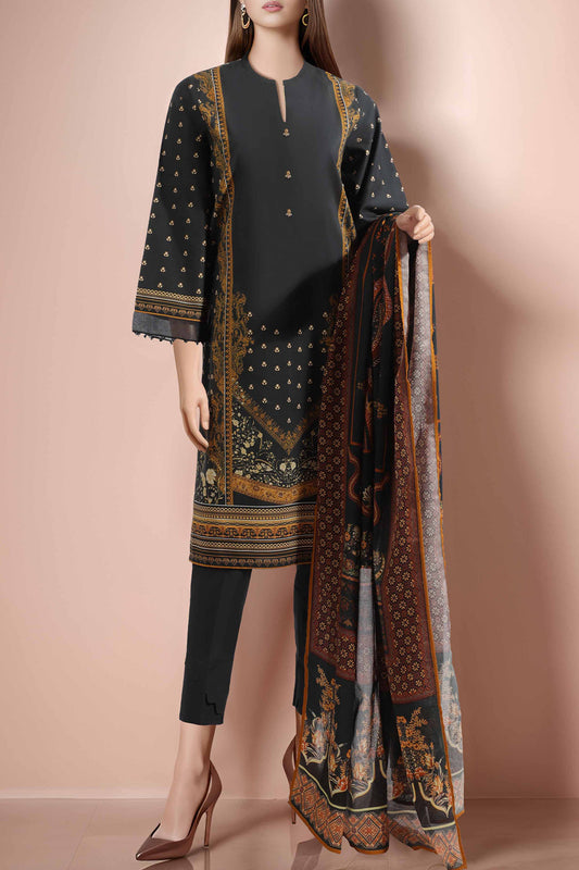 Unstitched Cotton Filament 3 Piece