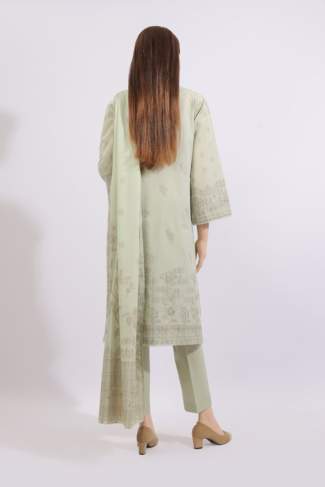 Unstitched Jacquard Cotton Shirt