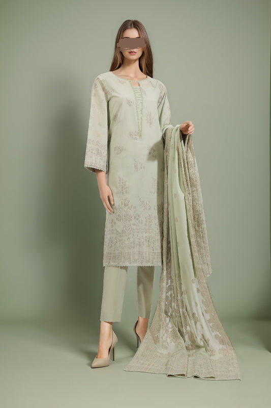 Unstitched Jacquard Cotton Shirt