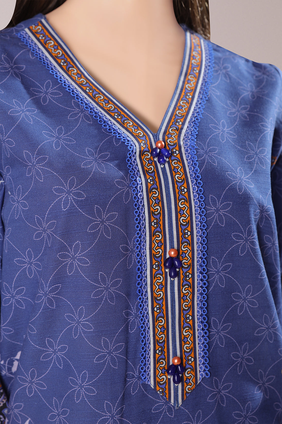 Unstitched Printed Lawn Shirt