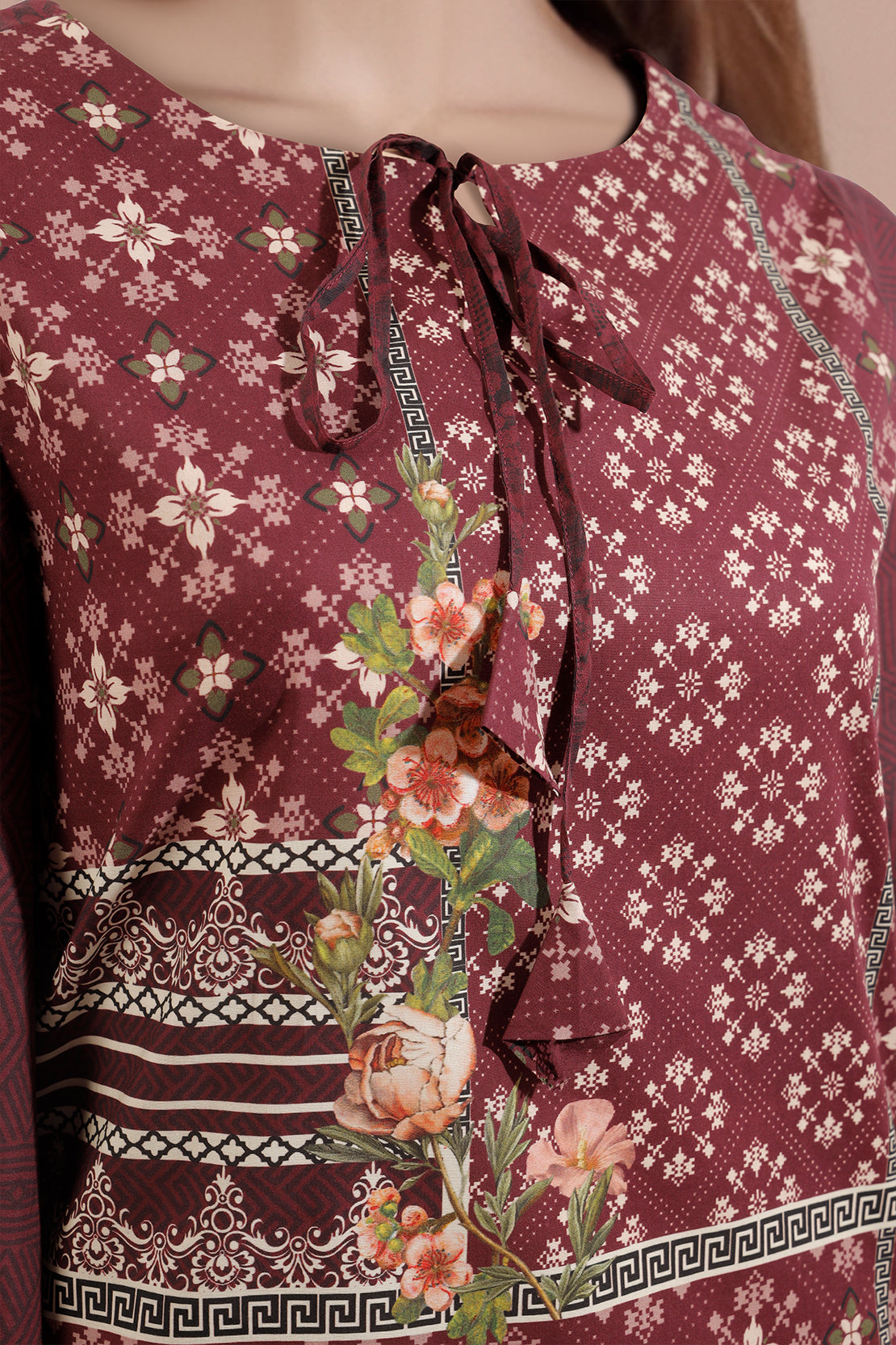 Unstitched Printed Lawn Shirt