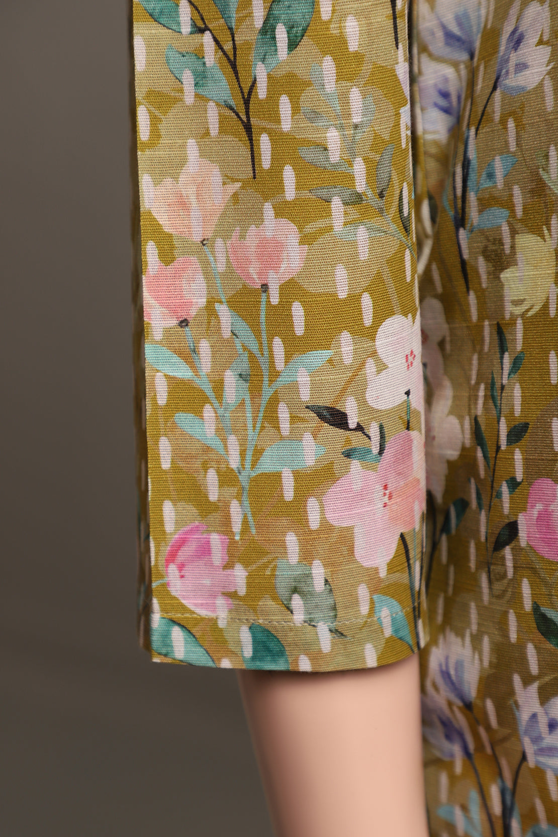 Unstitched Printed Khaddar 2 Piece (Shirt/Trouser)