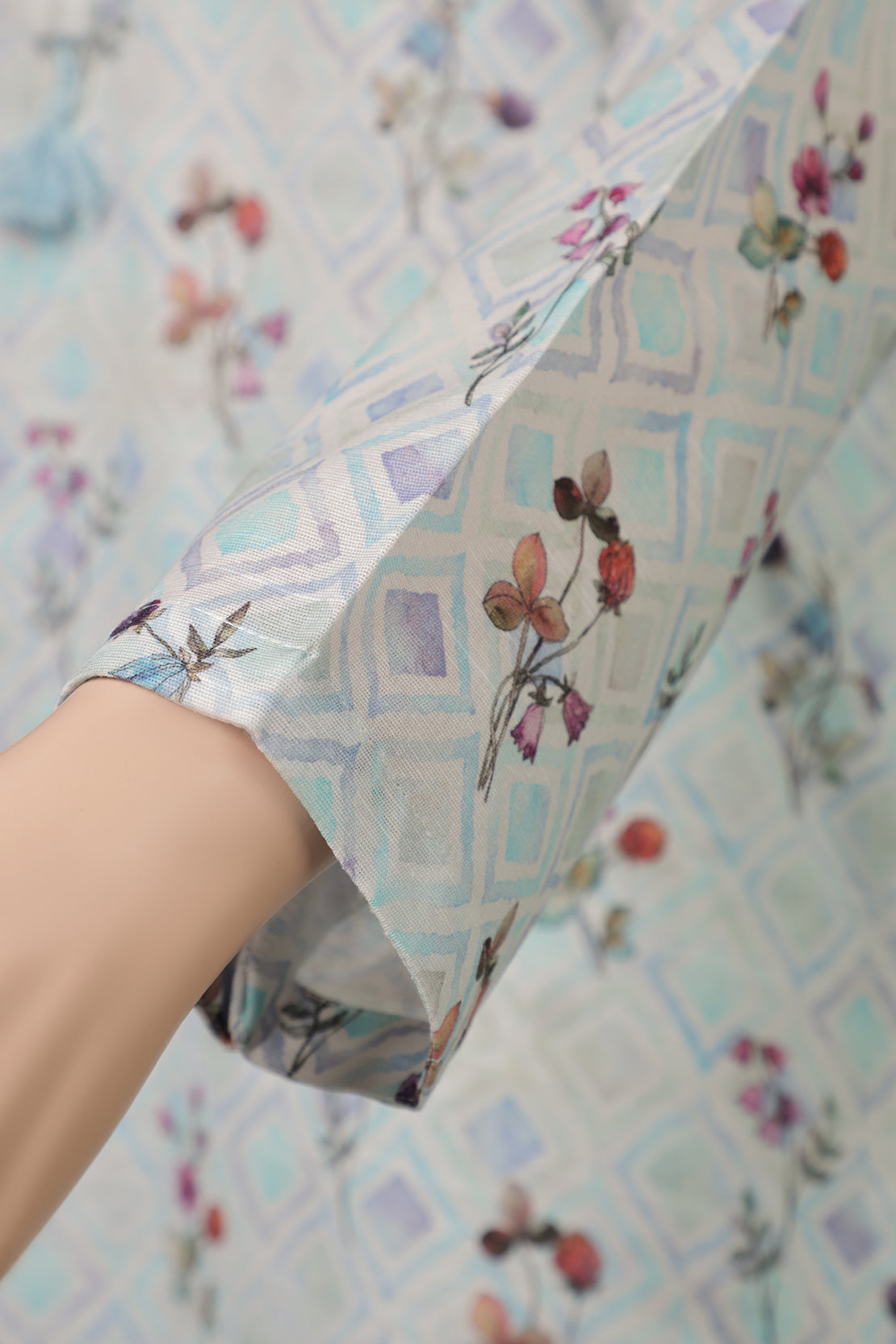 Unstitched Printed Khaddar 2 Piece (Shirt/Trouser)