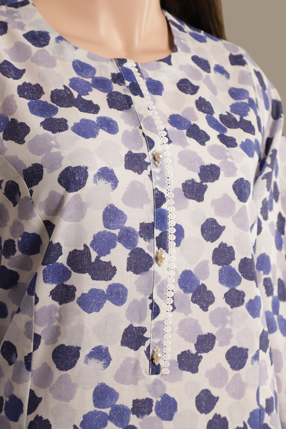 Unstitched Printed Khaddar 2 Piece (Shirt/Trouser)