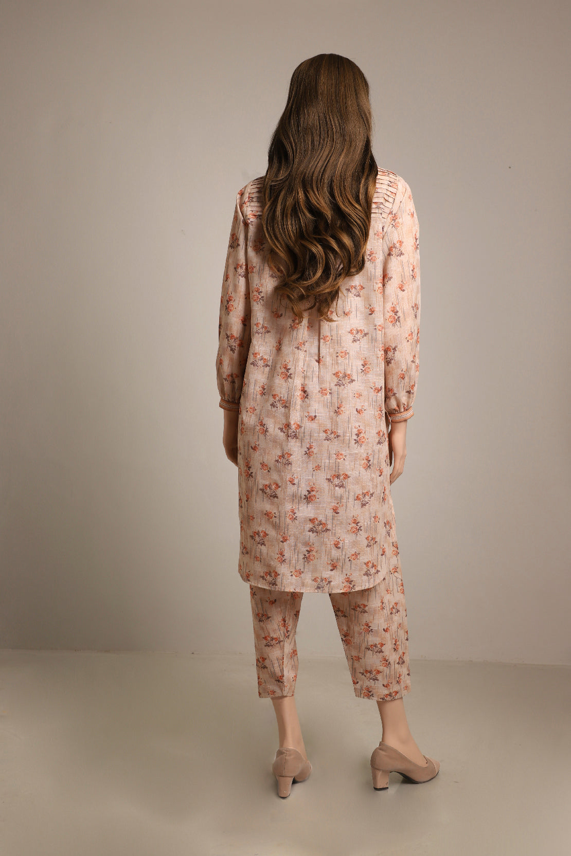 Unstitched Printed Khaddar 2 Piece (Shirt/Trouser)