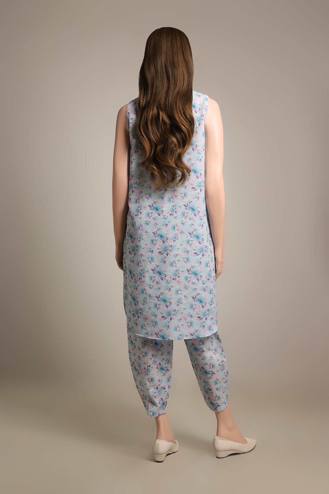 Unstitched Printed Khaddar 2 Piece (Shirt/Trouser)