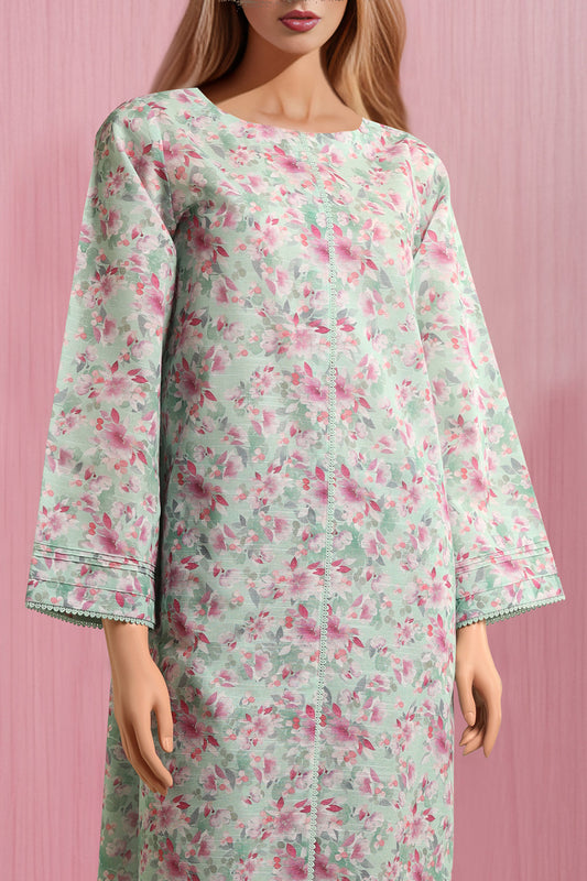 Unstitched Printed Herringbone 2 Piece (Shirt/Trouser)