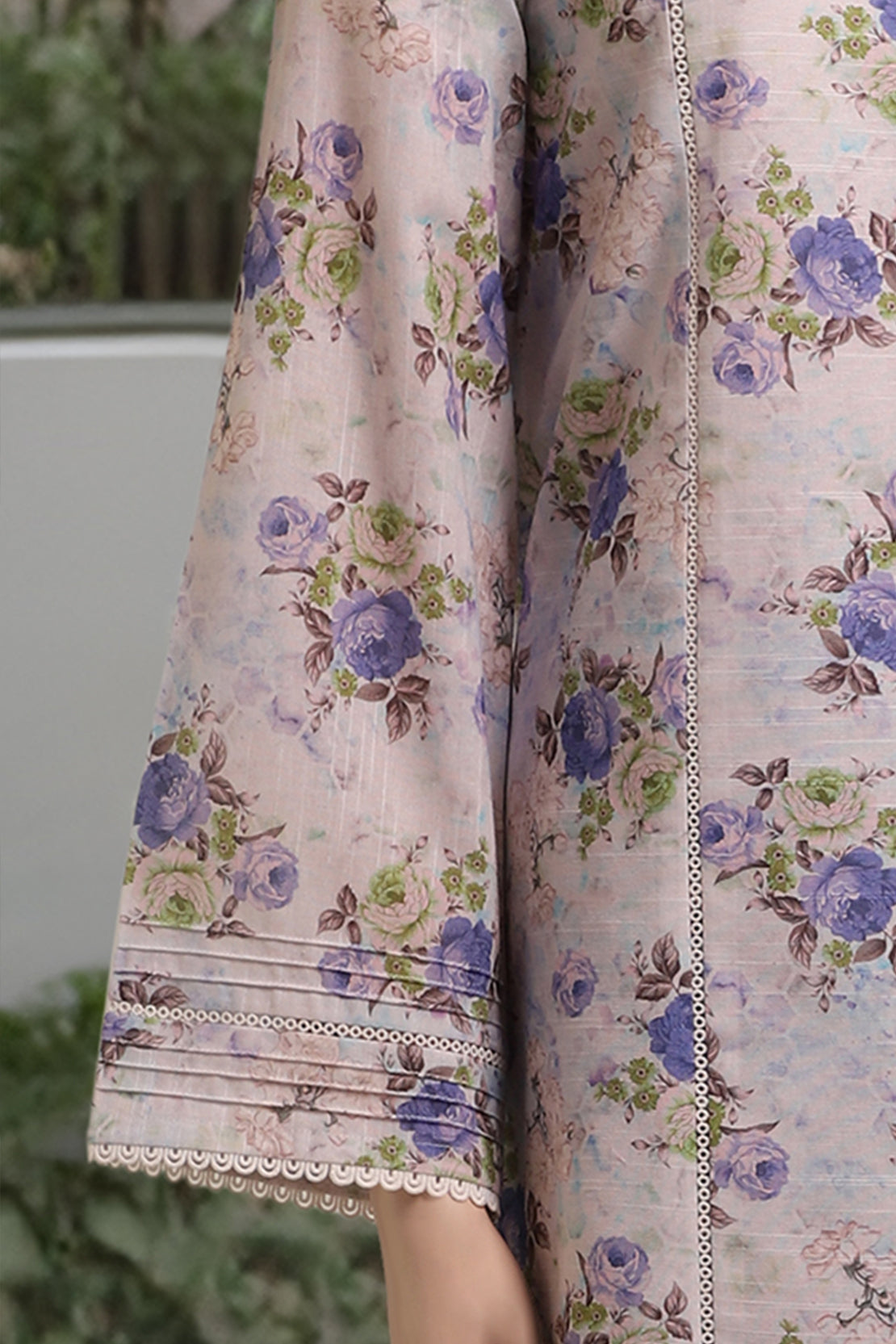 Unstitched Printed Khaddar 2 Piece (Shirt/Trouser)