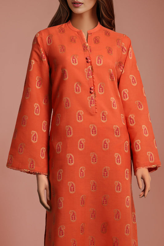 Unstitched Jacquard Cotton 2 Piece (Shirt/Trouser)