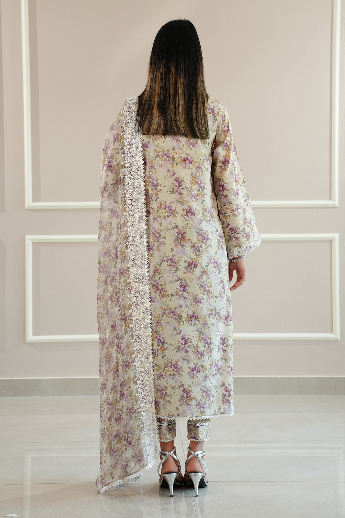 Unstitched Printed Embroidered Self Jacquard 2 Piece (Shirt/Trouser)