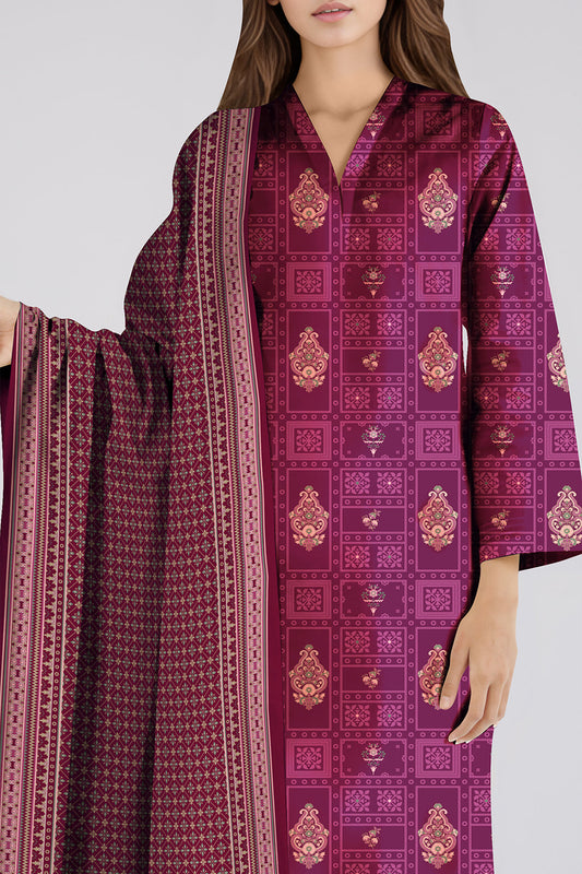 Unstitched Printed Lawn 2 Piece (Shirt/Trouser)