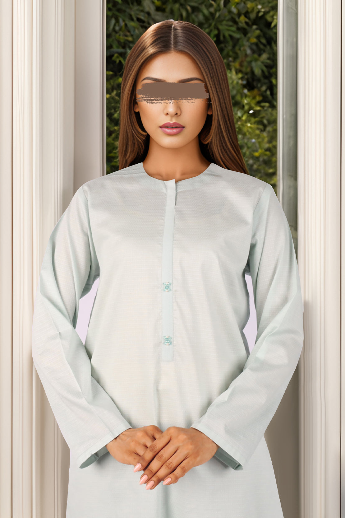 Unstitched Jacquard Cotton Shirt