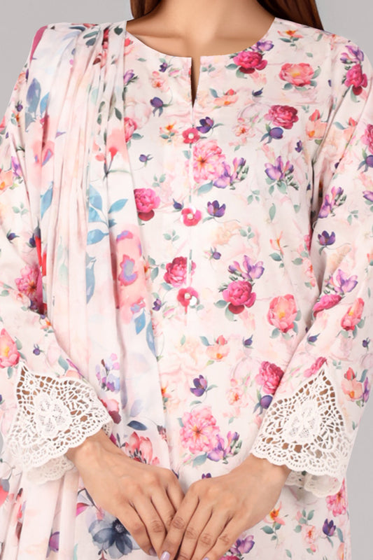 Unstitched Self Jacquard Shirt