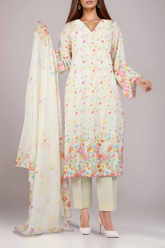 Unstitched Self Jacquard Shirt