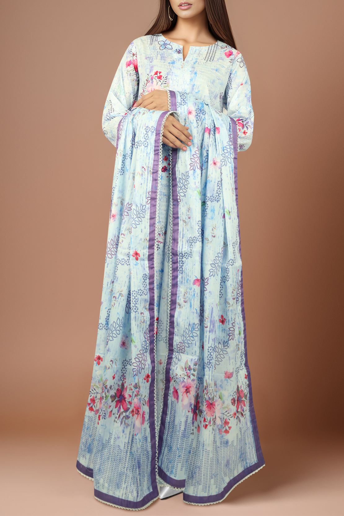 Unstitched Self Jacquard Shirt