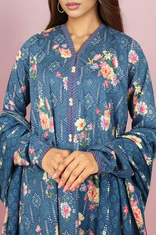 Unstitched Self Jacquard Shirt