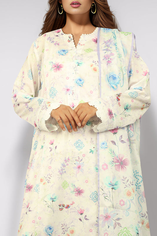 Unstitched Self Jacquard Shirt