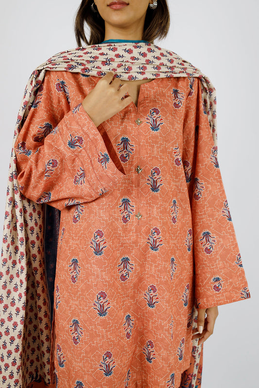 Unstitched Printed Viscose 2 Piece (Shirt/Trouser)