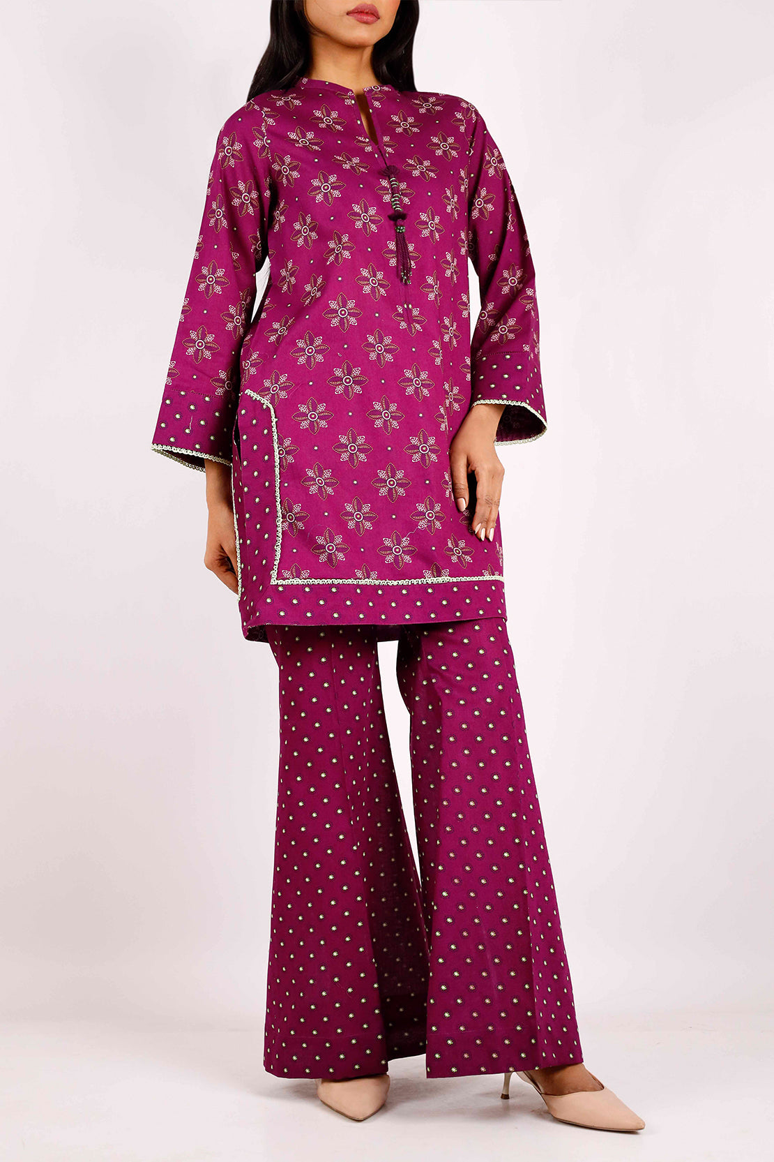 Unstitched Printed Lawn 2 Piece (Shirt/Trouser)