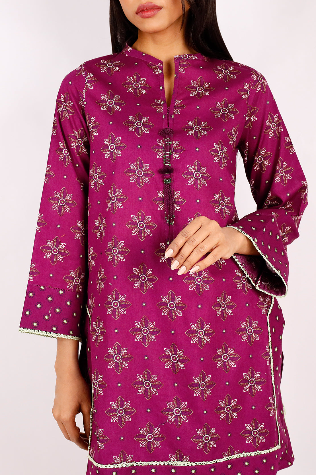 Unstitched Printed Lawn 2 Piece (Shirt/Trouser)