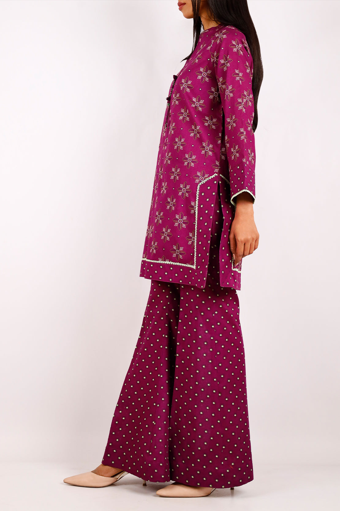 Unstitched Printed Lawn 2 Piece (Shirt/Trouser)