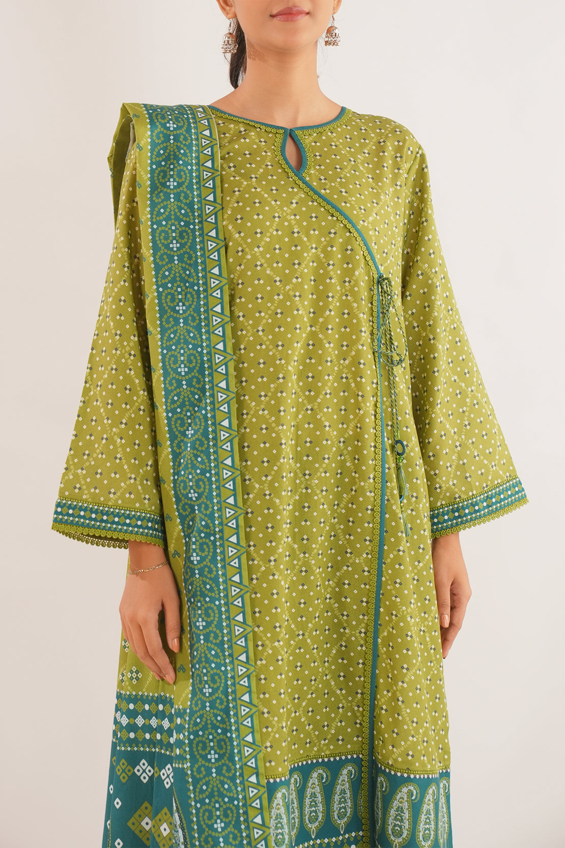 Unstitched Printed Viscose 2 Piece (Shirt/Trouser)