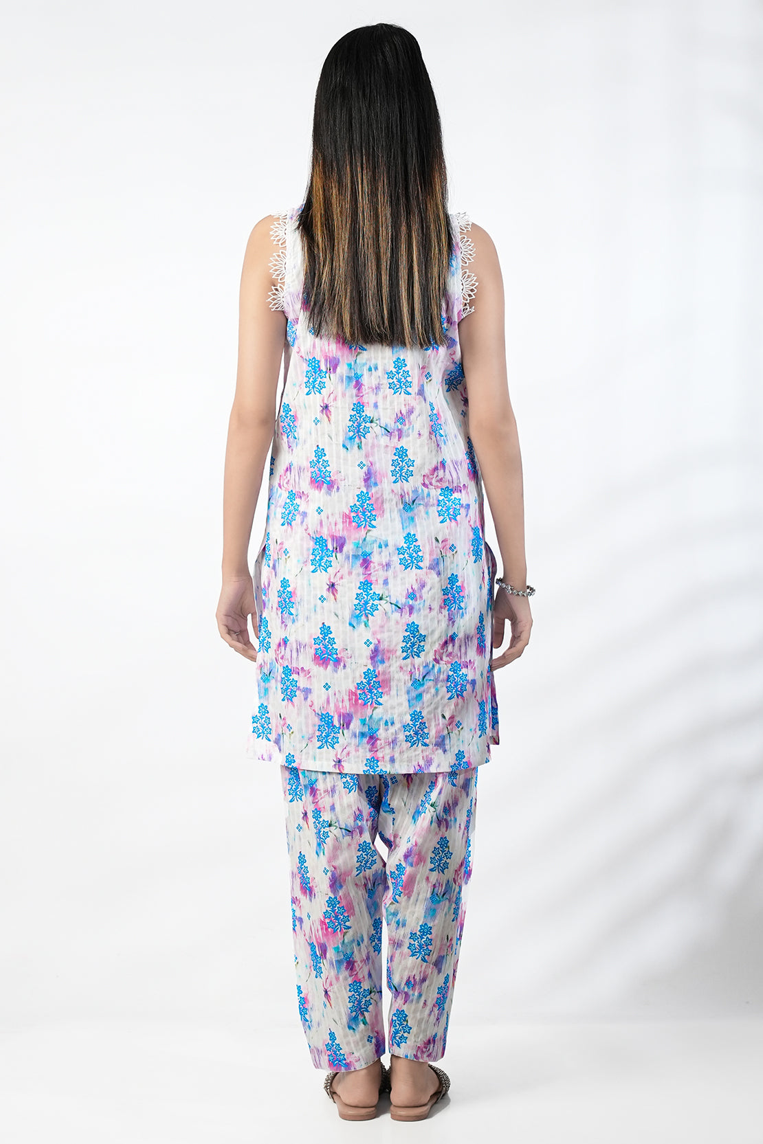 Unstitched Printed Lawn Shirt/Trouser