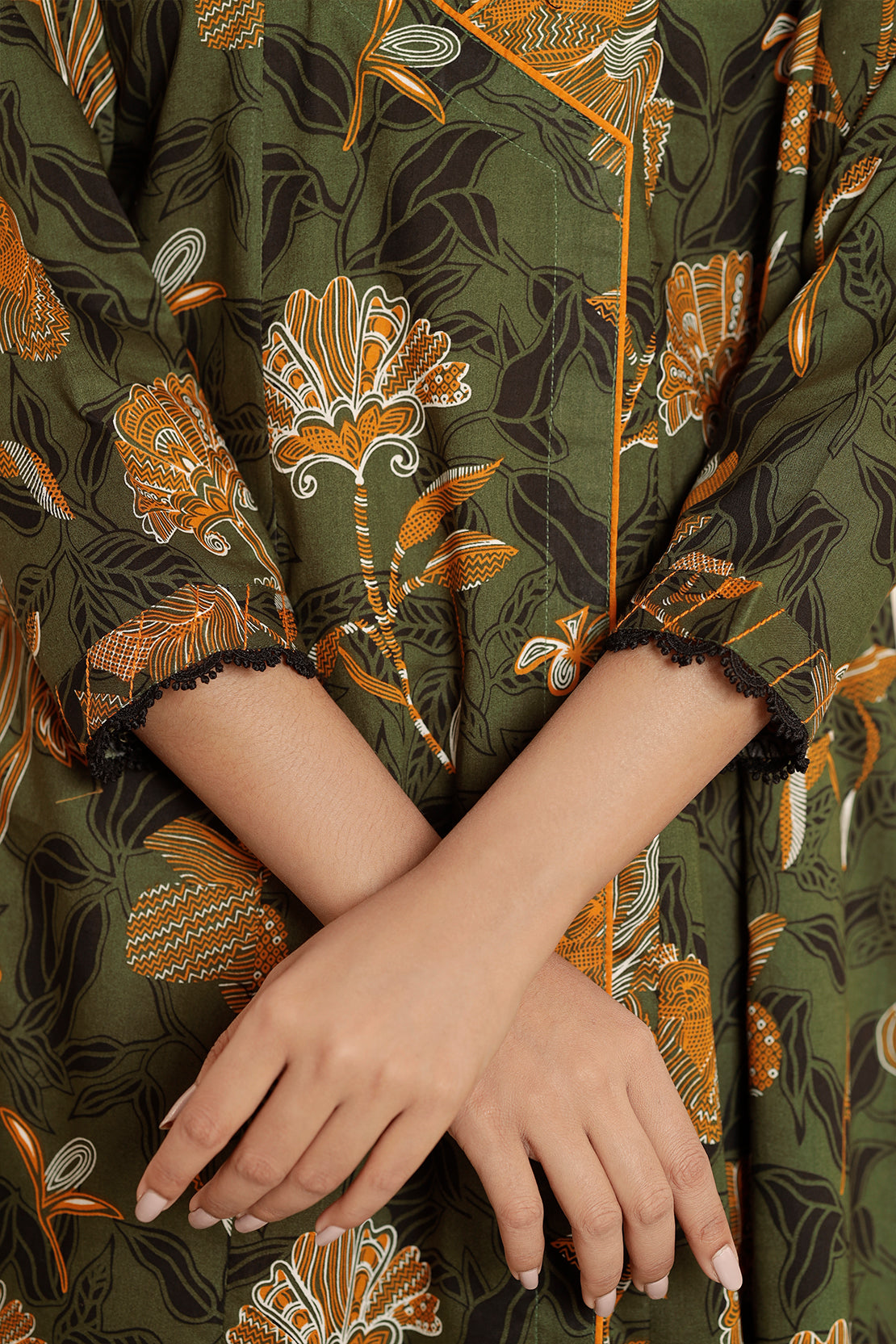 Unstitched Printed Lawn 3 Piece