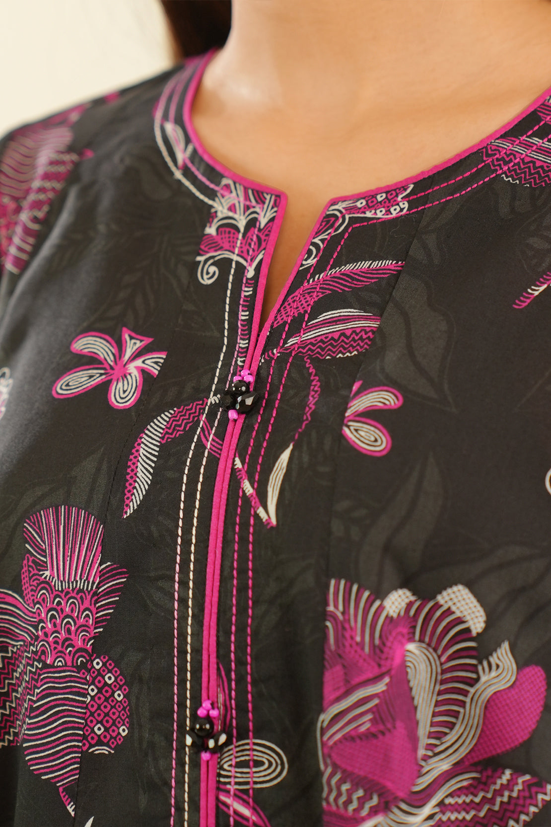 Unstitched Printed Lawn 3 Piece